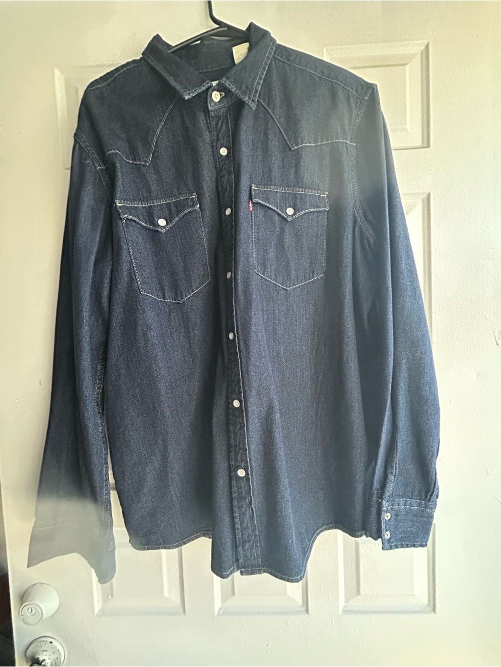 Levi's Men's Indigo Denim Western Shirt